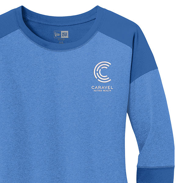New Era® Ladies Heritage Blend 3/4-Sleeve Baseball Raglan Tee