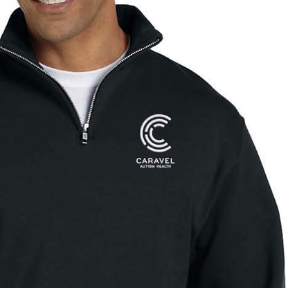 Jerzees Adult NuBlend® Quarter-Zip Cadet Collar Sweatshirt