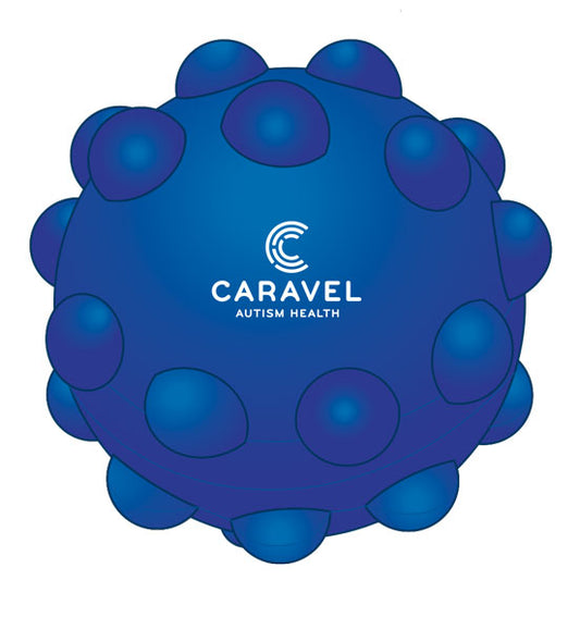 Blue Push Pop Fidget Ball