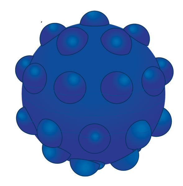 Blue Push Pop Fidget Ball