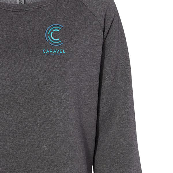 Independent Trading Co. Women's California Wave Wash Crewneck Sweatshirt